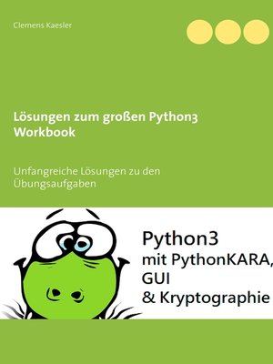 cover image of Lösungen zum großen Python3 Workbook